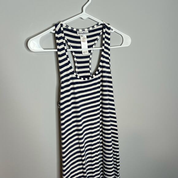 Tommy Bahama Soft Rayon Material Striped Maxi Dress Size XXS - Picture 5 of 11